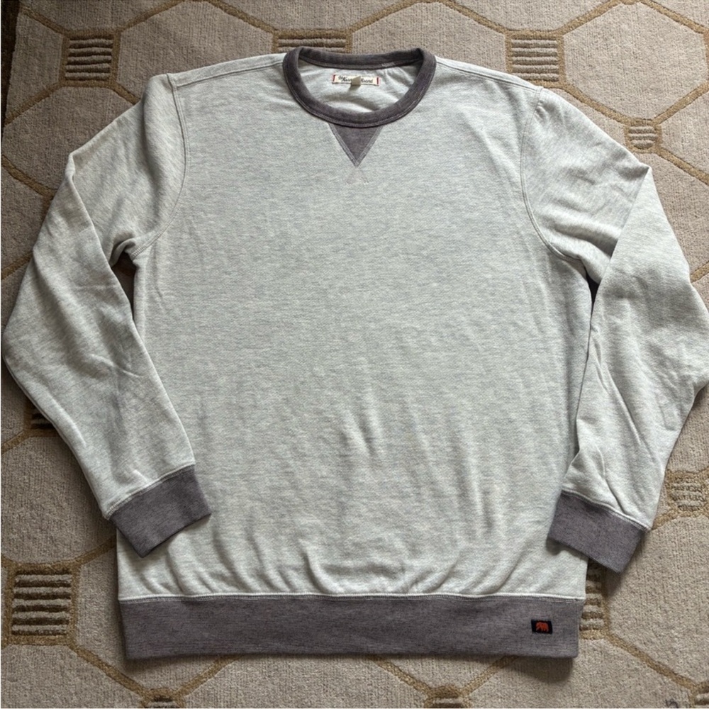 The Normal Brand Gray Crewneck Sweater